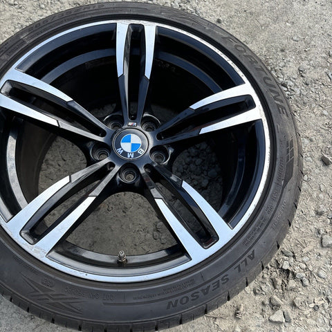 15-20 BMW F80 F82 F83 M3 M4 Style 437M Double Spoke Rear Rim Wheel 19x10