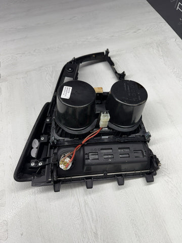 15-20 BMW F80 F82 F83 M3 M4 Front Cup Holder Center Console Trim White Stitching