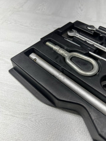 BMW OEM Z3M ROADSTER TRUNK LID TOOL KIT TRAY REAR FLAP GRAY + TOOLS