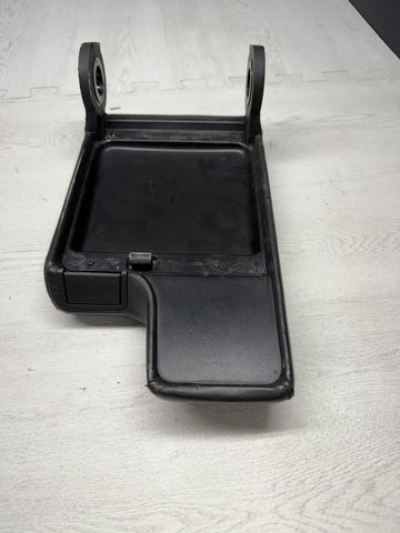 01-06 BMW E46 M3 Center Console Armrest Arm Rest Black Leather *Notes*
