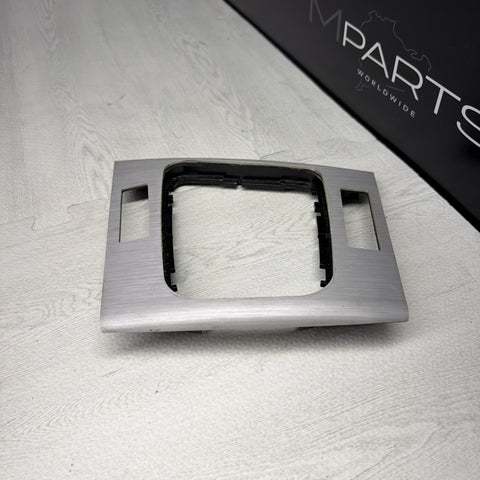 01-06 BMW E46 M3 Coupe Interior Center Shift Shifter Trim Brushed Aluminum