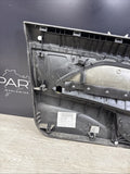 01-06 BMW E46 M3 FRONT PASSENGER RIGHT SIDE DOOR PANEL CARD BLACK OEM