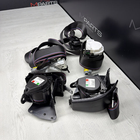 OEM BMW F87 M2 Competition Front Left Right Rear Seatbelts Retractor Stitch M