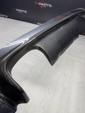 01-06 BMW E46 M3 CSL Style Rear Bumper Diffuser Carbon Fiber / Steel Grey