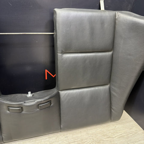 BMW 01-06 E46 M3 Convertible Rear Seat Back Rest Cushion Black Leather Backrest