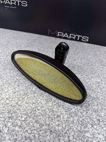 BMW E46 M3 Oval Auto-Dimming Auto Dim Rearview Mirror *Liquid Damage*