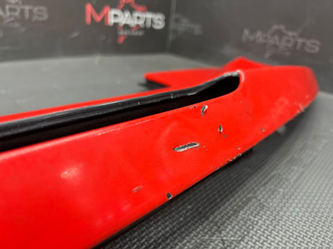 FERRARI 458 SPIDER REAR DECK LID SPOILER PANEL NERO DAYTONA OEM 82998811