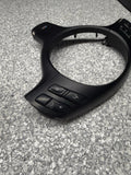 OEM 01-06 BMW E46 M3 Upper & Lower Steering Wheel Trim Cover Plate Black