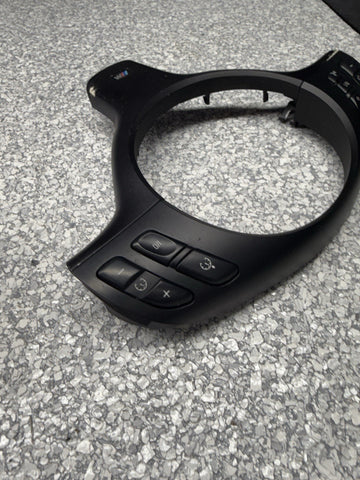 OEM 01-06 BMW E46 M3 Upper & Lower Steering Wheel Trim Cover Plate Black
