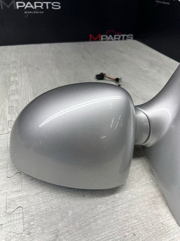 01-06 BMW E46 M3 Side View Door Mirrors Pair Titanium Silver