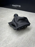 19-20 OEM BMW F87 M2 Manual Transmission Shifter Knob Leather Tri Stitch Boot