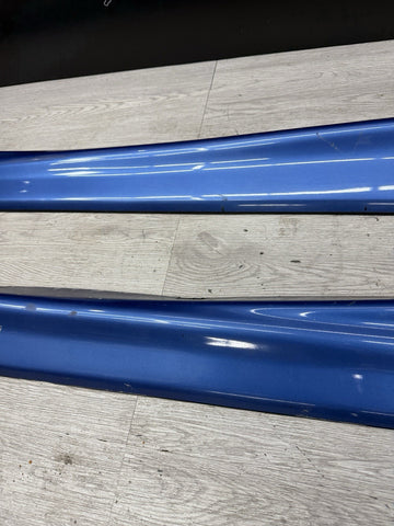 94-99 BMW E36 M3 M-TECH Side Skirts Rocker Panels Estoril Blue OEM 2233356