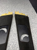 99-03 BMW E39 M5 B-Pillar Column Interior Upper Cover Pair Alcantara OEM