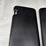 1984-1993 BMW E30 3-Series Factory Sun Visor Pair Anthracite Vinyl OEM *Notes*