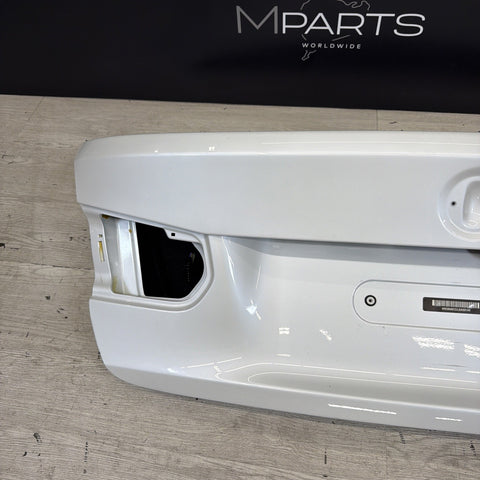 (PICKUP ONLY) BMW F30 330 335 F80 M3 15-18 Rear Mineral White Trunk Deck Lid