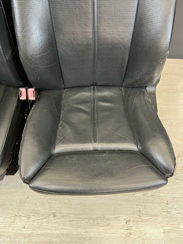 06-10 BMW E60 M5 Interior Front Seats Black Complete Powered