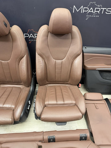 BMW 19-23 G05 X5 COFFEE LEATHER SEATS & PANELS SET