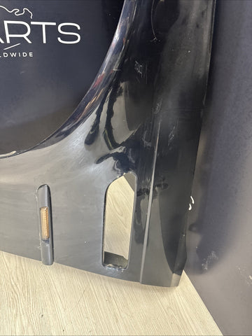 01-06 BMW E46 M3 Front Driver Left Fender Carbon Black *Dent