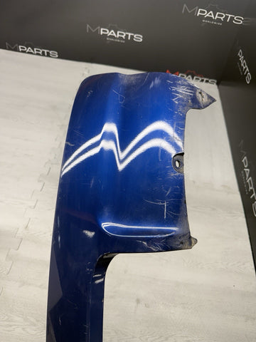01-06 BMW E46 M3 Rear Bumper Lower Lip Diffuser Trim Panel OEM Interlagos Blue