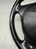1996 - 2002 BMW E36 Z3 M M3 Leather Steering Wheel Black 3 Spoke 32342229487 OEM