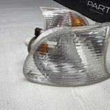 02-06 BMW E46 325 328 M3 Clear Corner Lights Tail Lamps 6919651 6919652 *Notes*