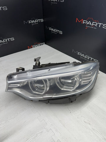 15-17 BMW F80 F82 M3 M4 FRONT LEFT LED HEADLIGHT ASSEMBLY COMPLETE OEM 7410802