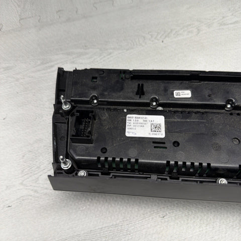 BMW M5 Climate Control Switch HVAC F10 11-16 OEM 9306157-01 *Broken tabs*
