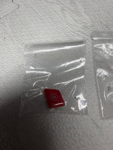 NEW BMW 08-13 E90 E92 E93 M3 E82 135 335 Red Start Stop M Mode Buttons Caps