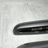 01-06 BMW OEM E46 M3 Titan Shadow Gray Vert Trim Armrest Left Right Rear