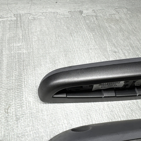 01-06 BMW OEM E46 M3 Titan Shadow Gray Vert Trim Armrest Left Right Rear