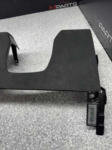 17-25 PORSCHE CAYMAN GT4 FRONT LEFT LOWER DASH ALCANTARA COVER PANEL