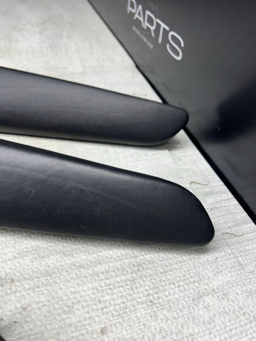 01-06 BMW E46 M3 Convertible Door Arm Rest Armrest Pads Black *2 Broken Tabs