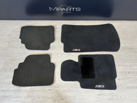 Genuine 2008-2013 BMW E92 M3 Carpets Floor Mats Black Front & Rear