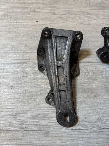 87-91 BMW E30 M3 S14 Engine Motor Brackets Mounts Pair OEM 2225584