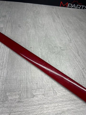 BMW E46 2000-2006 OEM RIGHT PASSENGER EXTERIOR DOOR TRIM MOLDING IMOLA RED