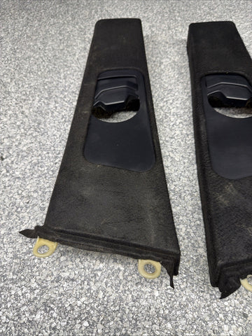 BMW E46 M3 Coupe B Pillars Trims Cover Black 330ci 325ci 328ci