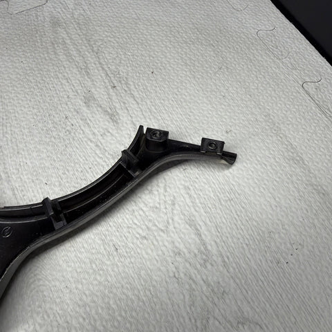 OEM 01-06 BMW E46 M3 Lower Steering Wheel Trim Cover Plate Titan Shadow Grey