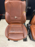 01-06 BMW E46 M3 Convertible Interior Front Heated Seats Cinnamon *Notes*