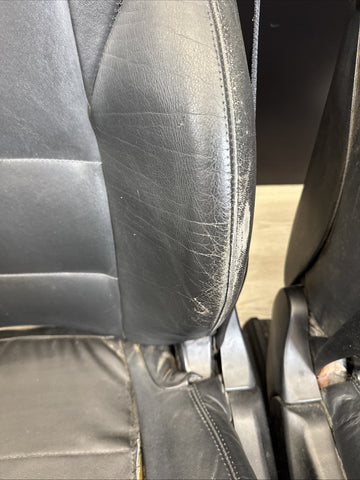 01-06 BMW E46 M3 Convertible Interior Front Heated Seats Black *Notes*