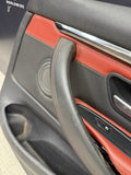 15-20 BMW F82 F83 M4 Front Right Passenger Leather Door Card Panel Sahkir Orange