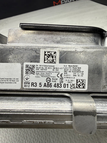 21-26 BMW G80 G82 G83 M3 M4 HARMAN AUDIO RADIO AMP AMPLIFIER MODULE 5A86483