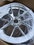 NEW Apex VS-5RS 5x120 18x10 18x11 Wheels Brushed Clear Set