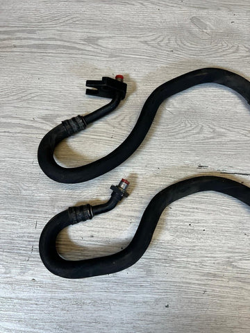 06-10 BMW E60 E63 E64 M5 M6 V10 S85 Engine Motor Oil Cooler Lines Hoses Pair