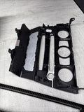 06-07 OEM BMW E63 E64 M6 Front Dash Center Console Carbon Trim 3pc Set