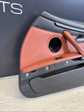 08-13 BMW E92 M3 Original Fox Red Interior Front Right Passenger Door Card Panel