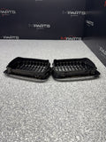 BMW 01-06 E46 M3 Front Kidney Grilles Gloss Black Set
