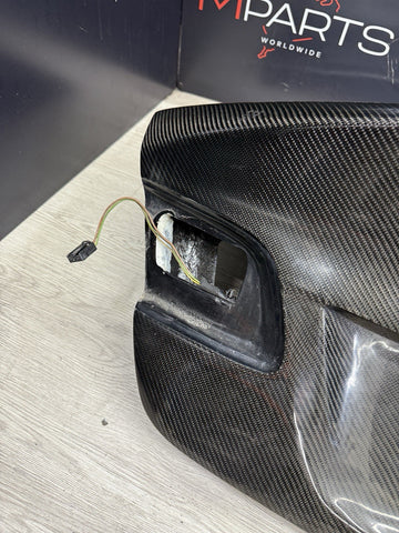 (PICKUP ONLY) 08-13 BMW E92 M3 COUPE REAR TRUNK DECK LID PANEL CARBON FIBER