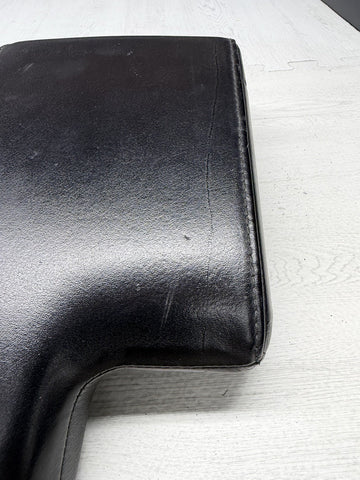 01-06 BMW E46 M3 Center Console Armrest Arm Rest Black Leather *Notes*