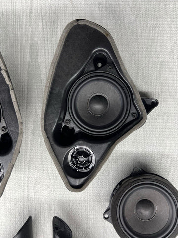 BMW 2018-2024 G01 F97 X3M Harman Kardon Midrange Tweeter Speakers Set OEM
