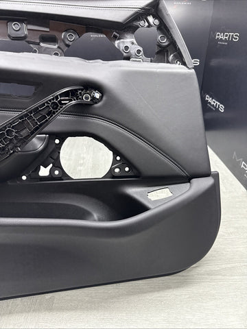 NEW OEM 17-23 BMW 530I G30 F90 M5 FRONT LEFT SIDE INTERIOR DOOR PANEL TRIM BLACK